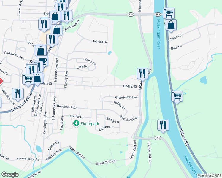 202 East Main Street, Zanesville OH Walk Score