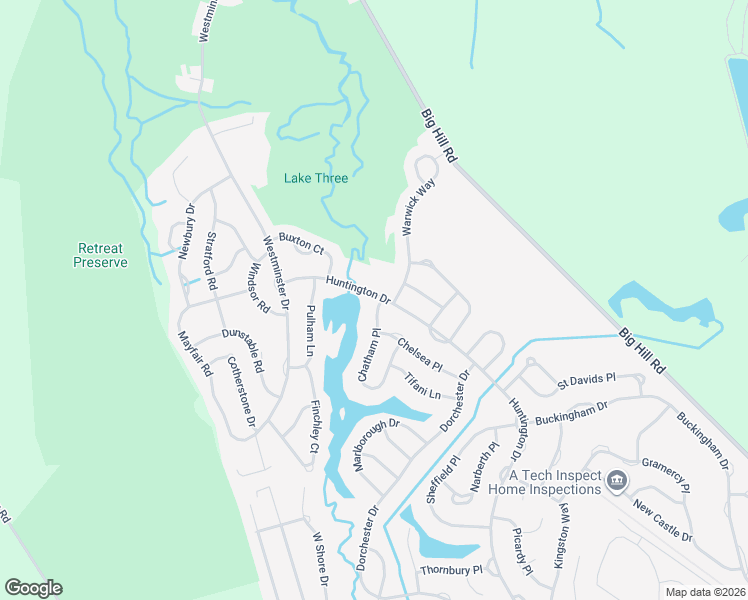 map of restaurants, bars, coffee shops, grocery stores, and more near 2 Chatham Place in Southampton Township