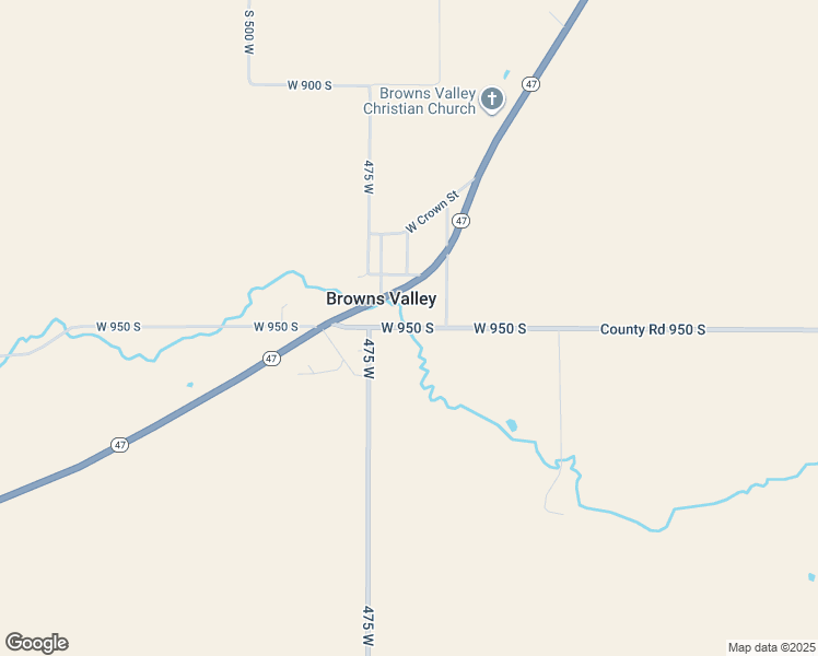 map of restaurants, bars, coffee shops, grocery stores, and more near West Washington Street in Waveland