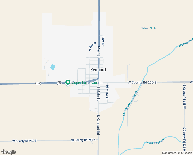 map of restaurants, bars, coffee shops, grocery stores, and more near in Kennard