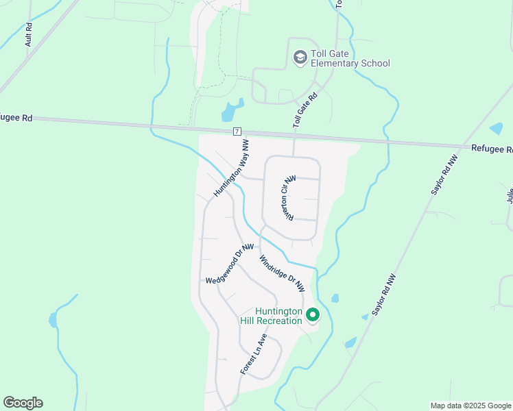 map of restaurants, bars, coffee shops, grocery stores, and more near 11766 Kennington Square West in Pickerington