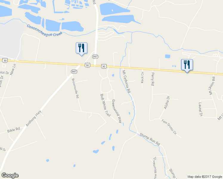 map of restaurants, bars, coffee shops, grocery stores, and more near 9 Pine Way in Fayetteville