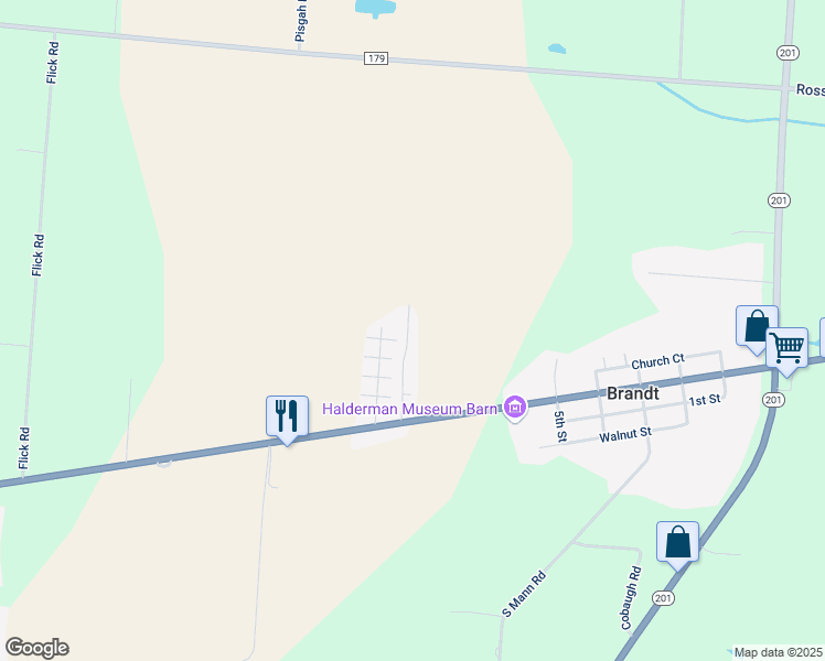 map of restaurants, bars, coffee shops, grocery stores, and more near 6254 U.S. 40 in Tipp City