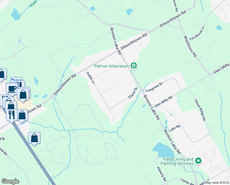 map of restaurants, bars, coffee shops, grocery stores, and more near 10 David Drive in Thornton