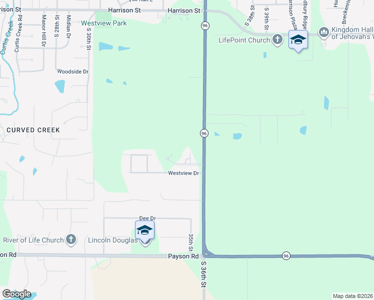 map of restaurants, bars, coffee shops, grocery stores, and more near Greenspointe Circle in Quincy