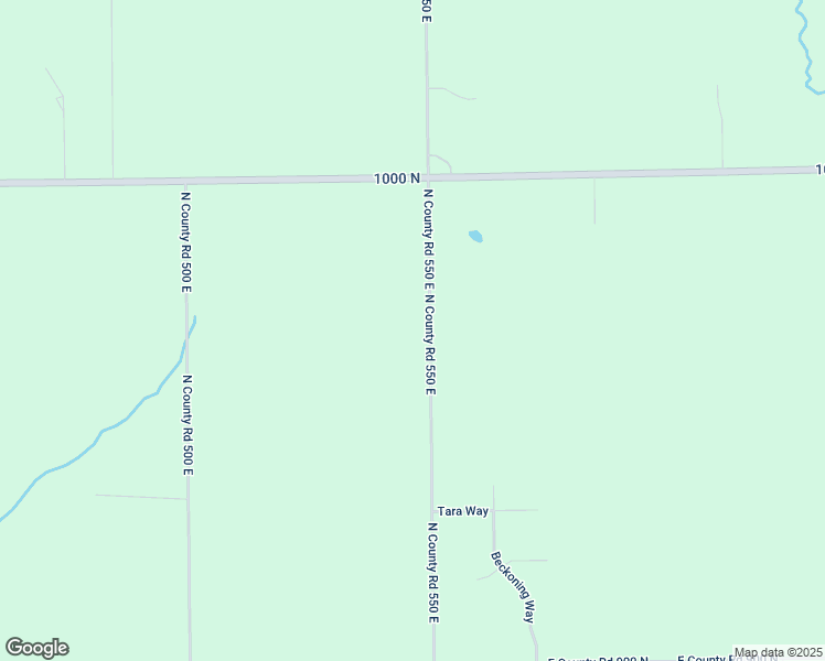 map of restaurants, bars, coffee shops, grocery stores, and more near 9610 North County Road 550 East in Pittsboro