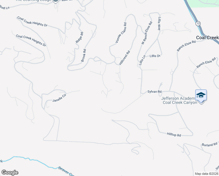 map of restaurants, bars, coffee shops, grocery stores, and more near 11540 Inspiration Road in Golden
