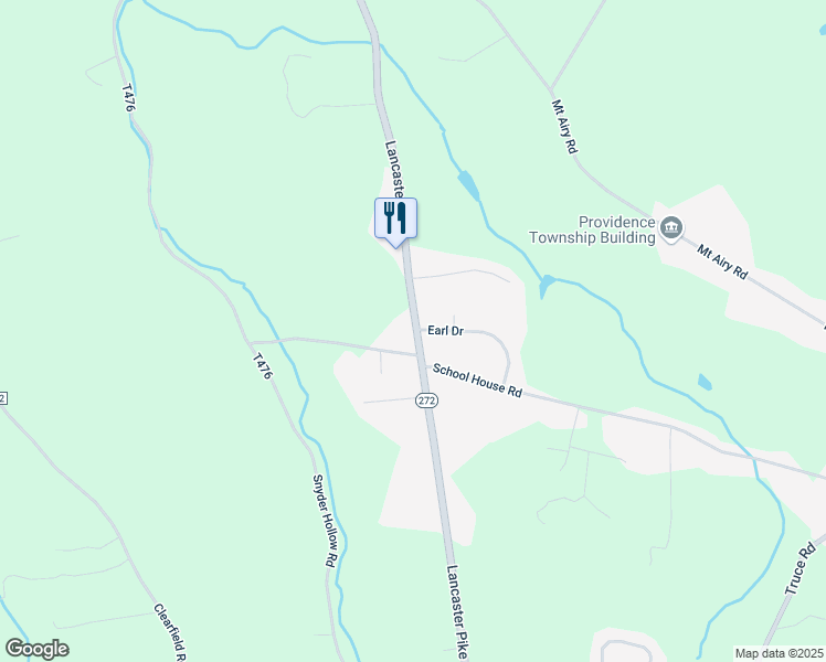 map of restaurants, bars, coffee shops, grocery stores, and more near 552 Lancaster Pike in New Providence