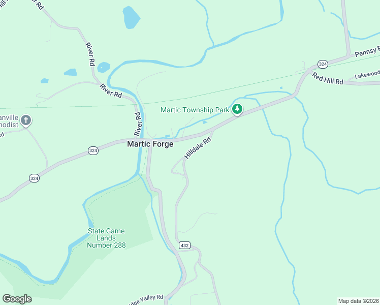 map of restaurants, bars, coffee shops, grocery stores, and more near 40 Hilldale Road in Pequea