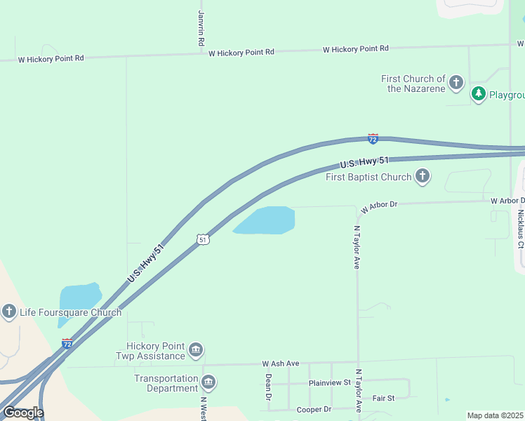 map of restaurants, bars, coffee shops, grocery stores, and more near in Decatur