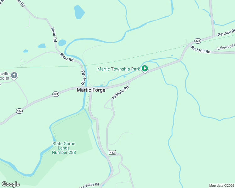 map of restaurants, bars, coffee shops, grocery stores, and more near 40 Hilldale Road in Pequea
