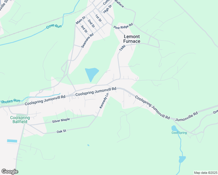 map of restaurants, bars, coffee shops, grocery stores, and more near 408 Coolspring Jumonvill Road in Hopwood