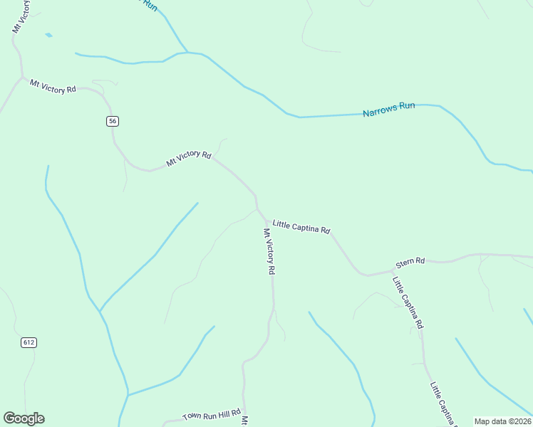 map of restaurants, bars, coffee shops, grocery stores, and more near 56859 Little Captina Road in Powhatan Point