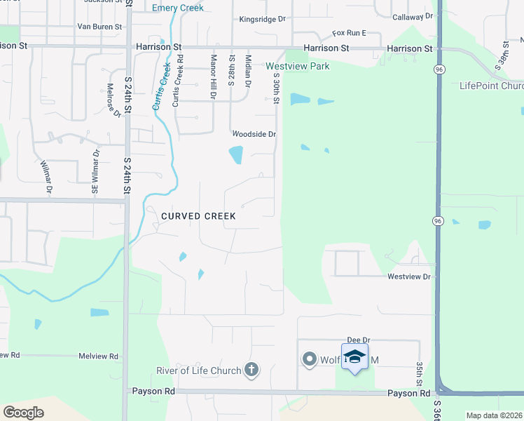 map of restaurants, bars, coffee shops, grocery stores, and more near 2118 South 30th Street in Quincy
