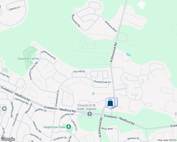 map of restaurants, bars, coffee shops, grocery stores, and more near 113 Crown Prince Drive in Evesham Township