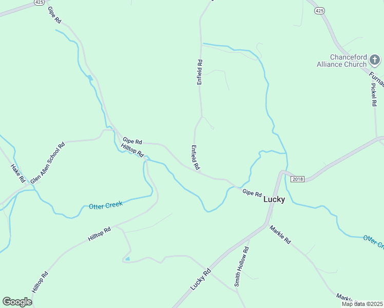 map of restaurants, bars, coffee shops, grocery stores, and more near 10682 Enfield Road in Felton