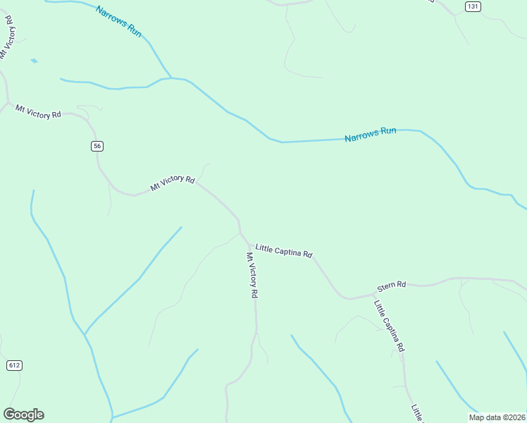 map of restaurants, bars, coffee shops, grocery stores, and more near 56859 Little Captina Road in Powhatan Point