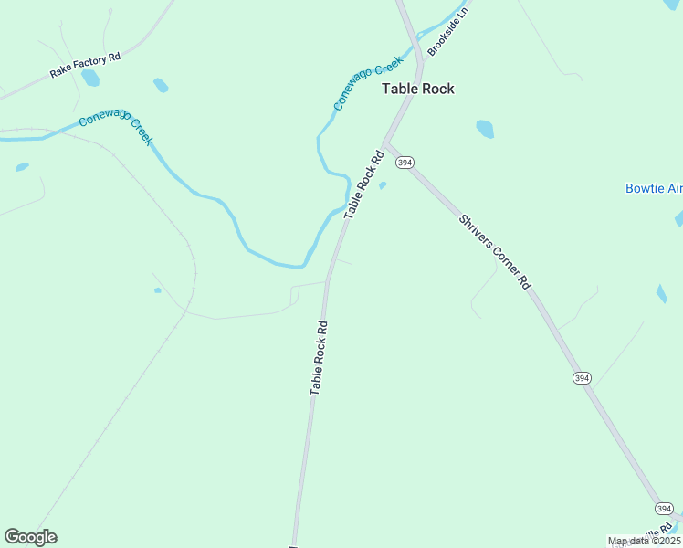 map of restaurants, bars, coffee shops, grocery stores, and more near 2119 Table Rock Road in Biglerville