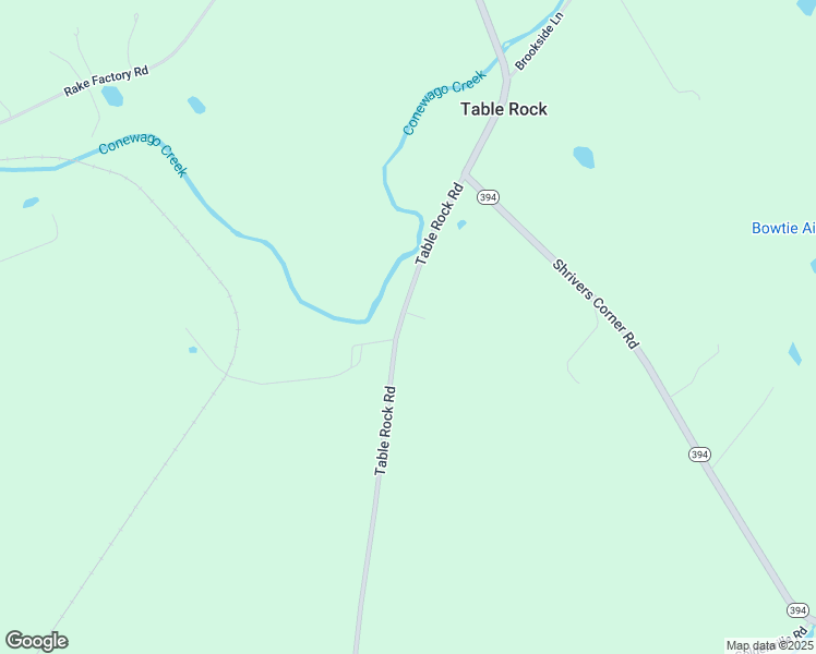 map of restaurants, bars, coffee shops, grocery stores, and more near 2119 Table Rock Road in Biglerville