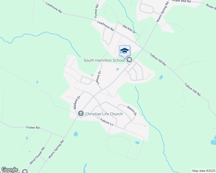 map of restaurants, bars, coffee shops, grocery stores, and more near 1019 Warm Spring Road in Chambersburg