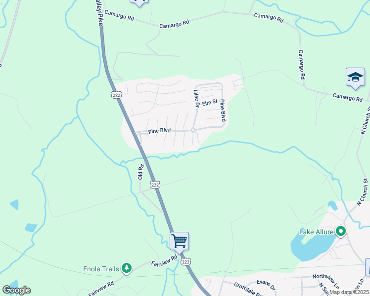 map of restaurants, bars, coffee shops, grocery stores, and more near 536 Holly Drive in New Providence