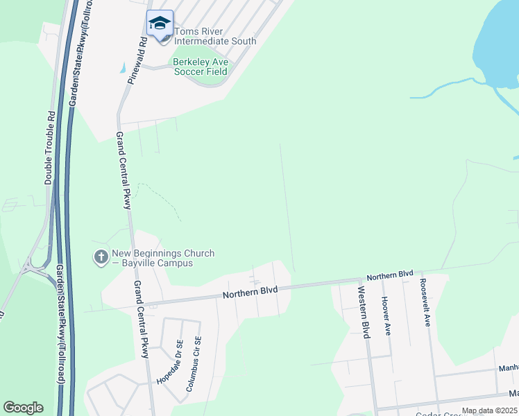map of restaurants, bars, coffee shops, grocery stores, and more near Seabrook Avenue in Ocean County