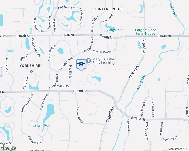 map of restaurants, bars, coffee shops, grocery stores, and more near 8735 Brook Court in Indianapolis