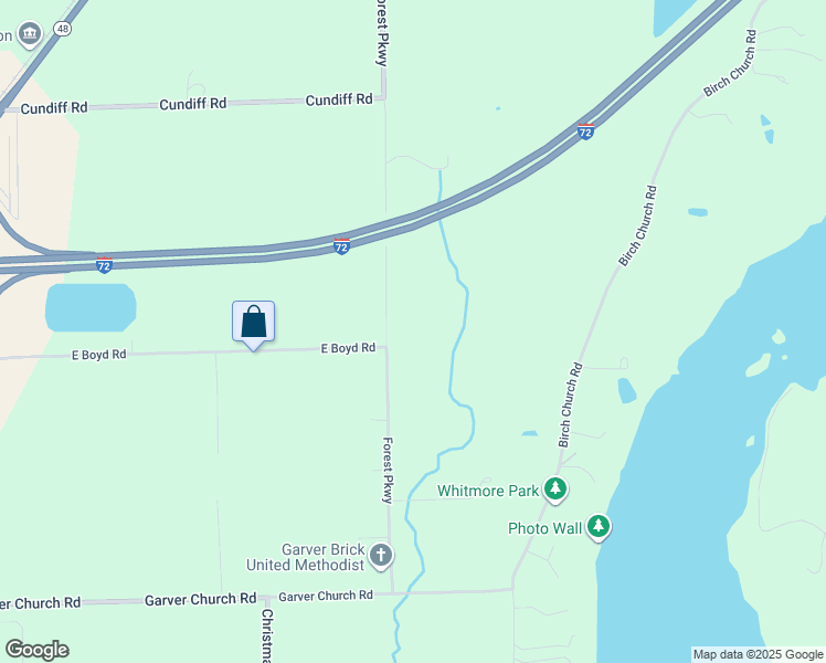 map of restaurants, bars, coffee shops, grocery stores, and more near 4646 Forest Parkway in Decatur