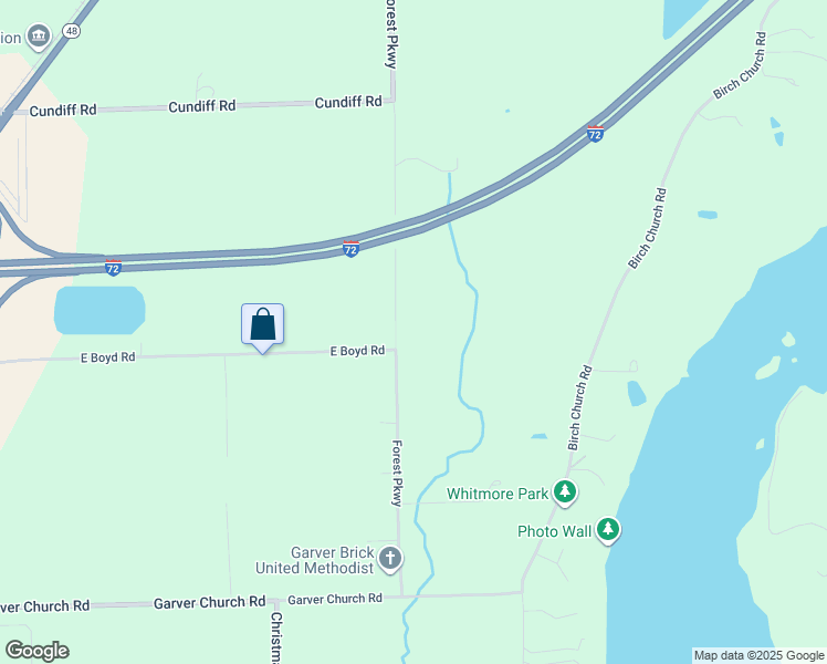 map of restaurants, bars, coffee shops, grocery stores, and more near 4646 Forest Parkway in Decatur