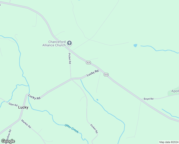 map of restaurants, bars, coffee shops, grocery stores, and more near 10482 Lucky Road in Felton