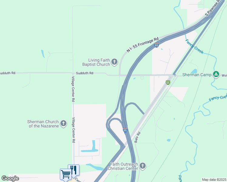 map of restaurants, bars, coffee shops, grocery stores, and more near in Barclay