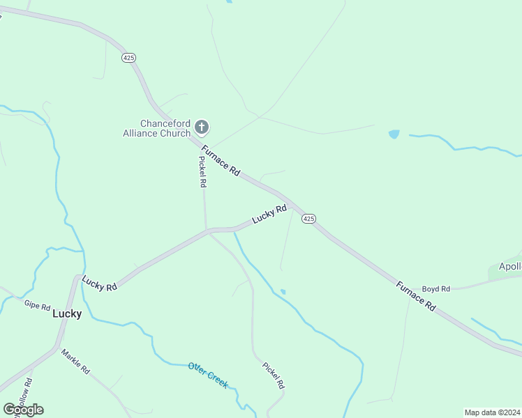 map of restaurants, bars, coffee shops, grocery stores, and more near 10482 Lucky Road in Felton