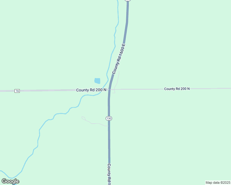 map of restaurants, bars, coffee shops, grocery stores, and more near 1601 County Road 200 North in Villa Grove