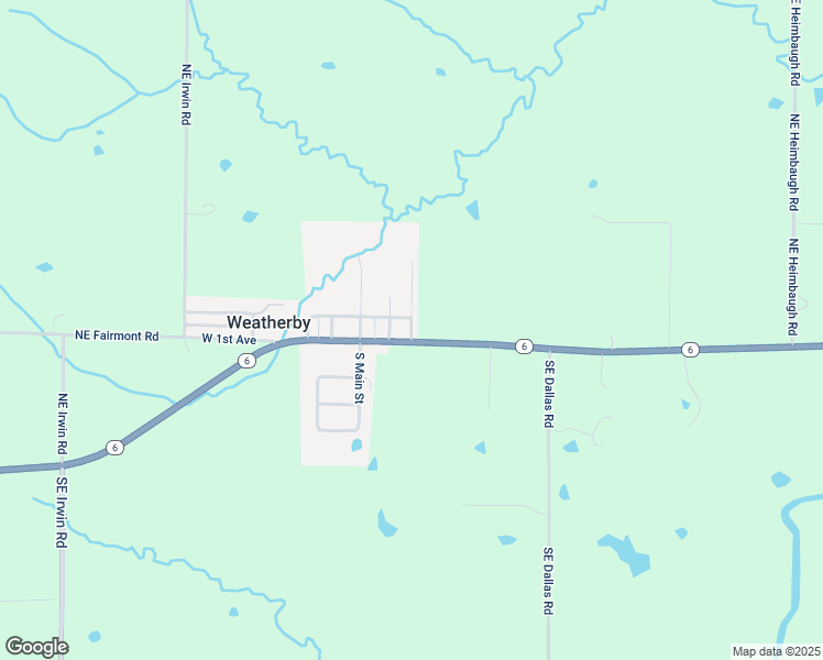 map of restaurants, bars, coffee shops, grocery stores, and more near 101 North Mitchell Avenue in Weatherby