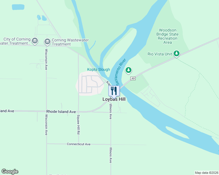 map of restaurants, bars, coffee shops, grocery stores, and more near 3829 Gardiner Ferry Road in Corning