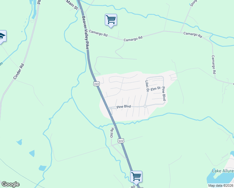 map of restaurants, bars, coffee shops, grocery stores, and more near Eagle Drive in New Providence