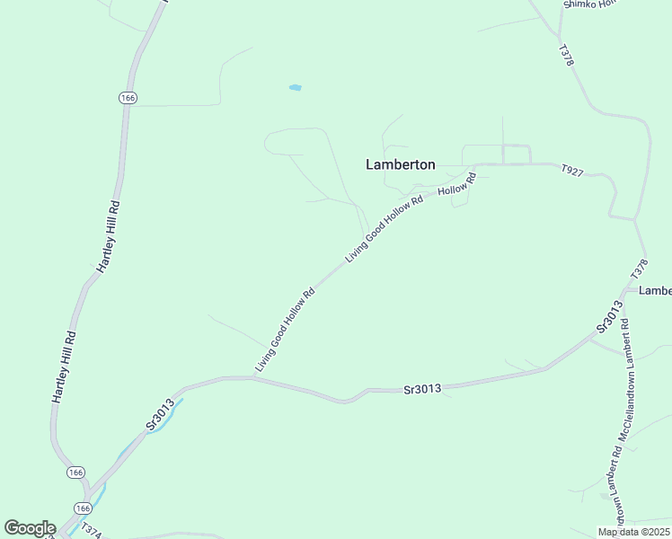 map of restaurants, bars, coffee shops, grocery stores, and more near Living Good Hollow Road in McClellandtown