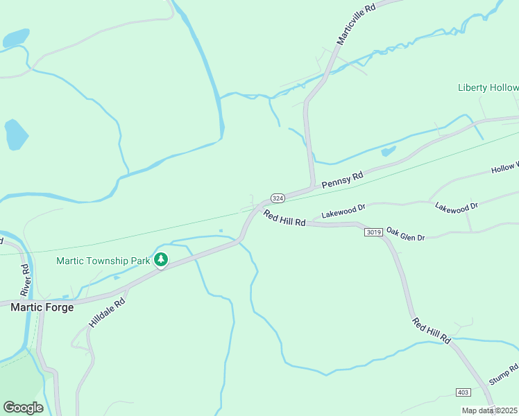 map of restaurants, bars, coffee shops, grocery stores, and more near 0 Red Hill Road in Pequea