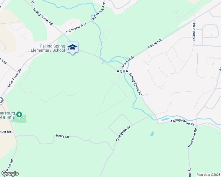 map of restaurants, bars, coffee shops, grocery stores, and more near 1944 Carrera Drive in Chambersburg