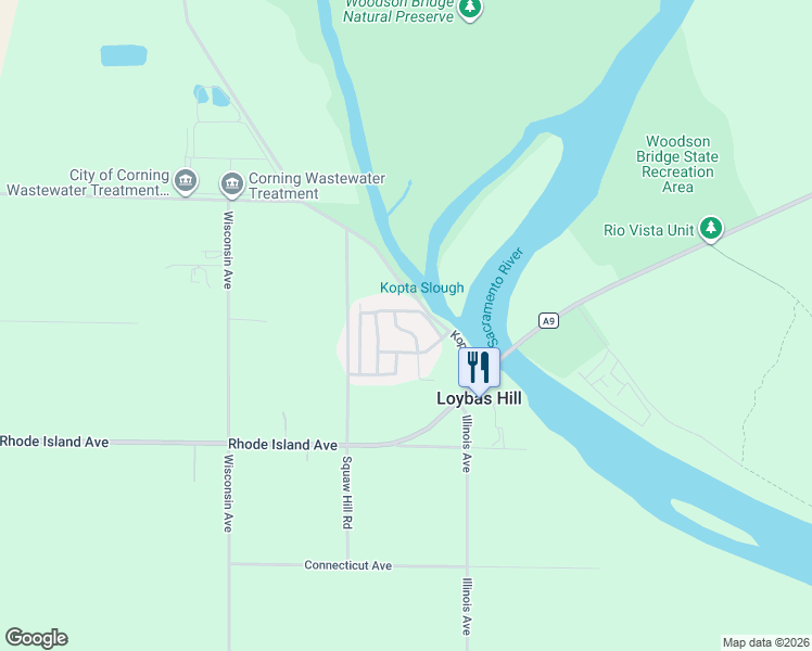 map of restaurants, bars, coffee shops, grocery stores, and more near 13 Kopta Road in Corning