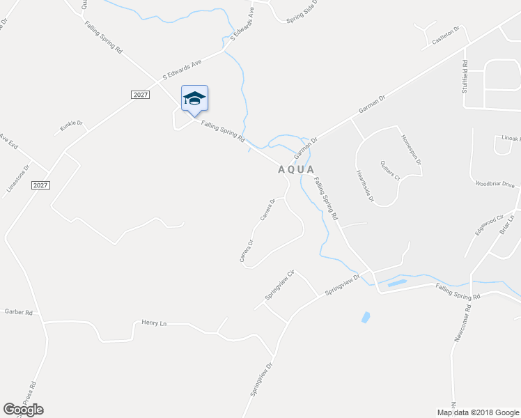 map of restaurants, bars, coffee shops, grocery stores, and more near 1944 Carrera Drive in Chambersburg