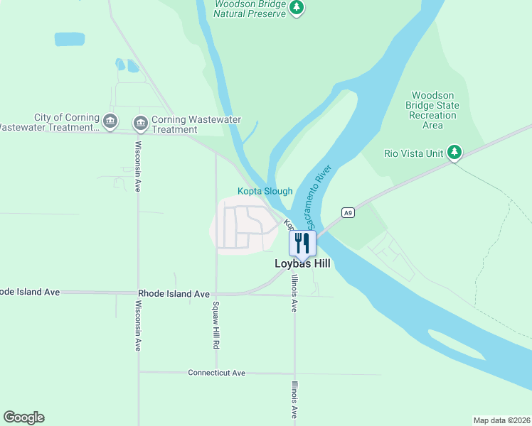 map of restaurants, bars, coffee shops, grocery stores, and more near 13 Kopta Road in Corning