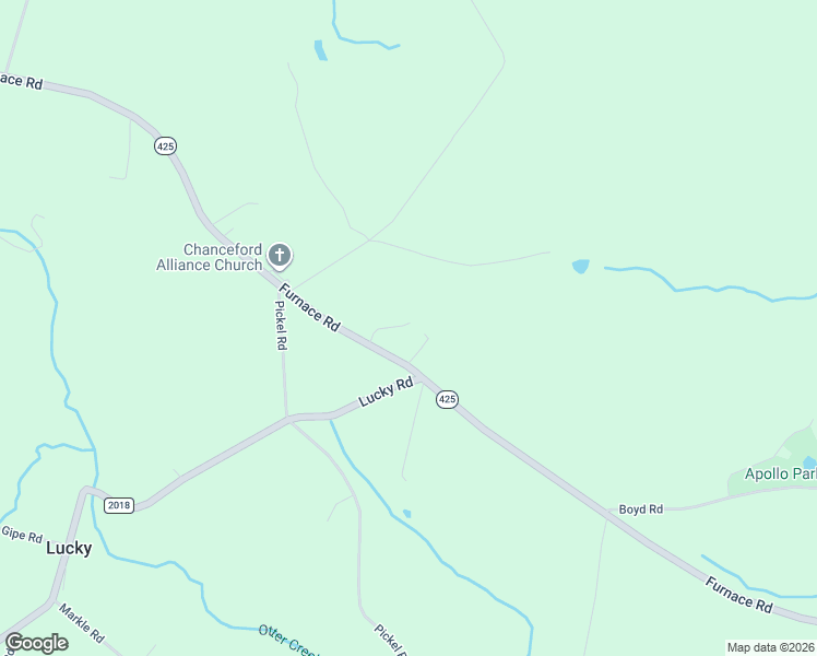 map of restaurants, bars, coffee shops, grocery stores, and more near 2060 Furnace Road in Felton