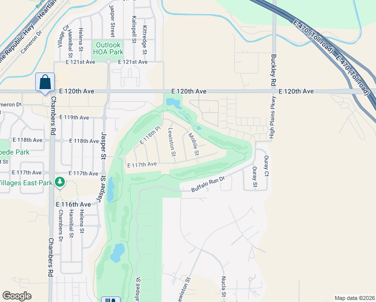map of restaurants, bars, coffee shops, grocery stores, and more near 11744 Memphis Street in Commerce City