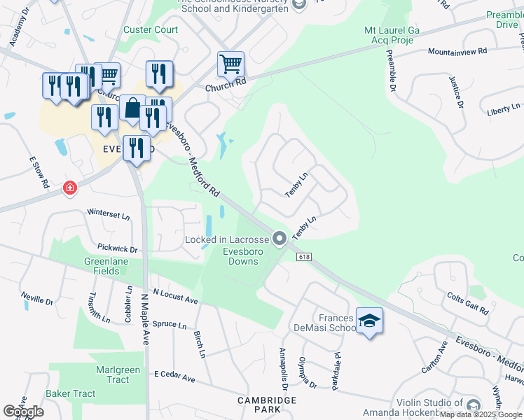 2 Hewlings Drive, Evesham Township NJ - Walk Score