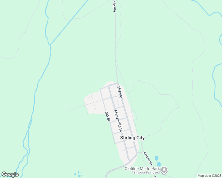 map of restaurants, bars, coffee shops, grocery stores, and more near 17214 Manzanita Street in Stirling City