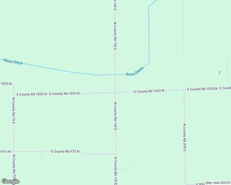 map of restaurants, bars, coffee shops, grocery stores, and more near 1060 East County Road 1025 North in Pittsboro