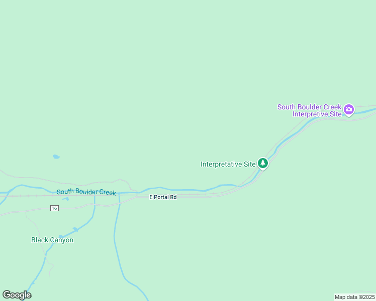 map of restaurants, bars, coffee shops, grocery stores, and more near East Portal Road in Black Hawk