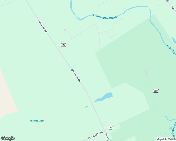 map of restaurants, bars, coffee shops, grocery stores, and more near 2345 Olmstead Road in West Jefferson