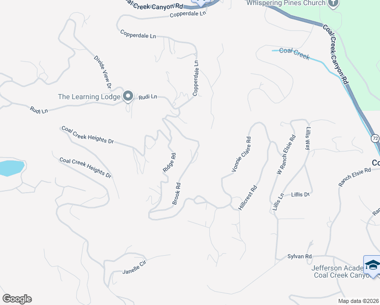 map of restaurants, bars, coffee shops, grocery stores, and more near 11877 Brook Road in Golden